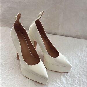 Unique Chic Cream Platform Heels “5